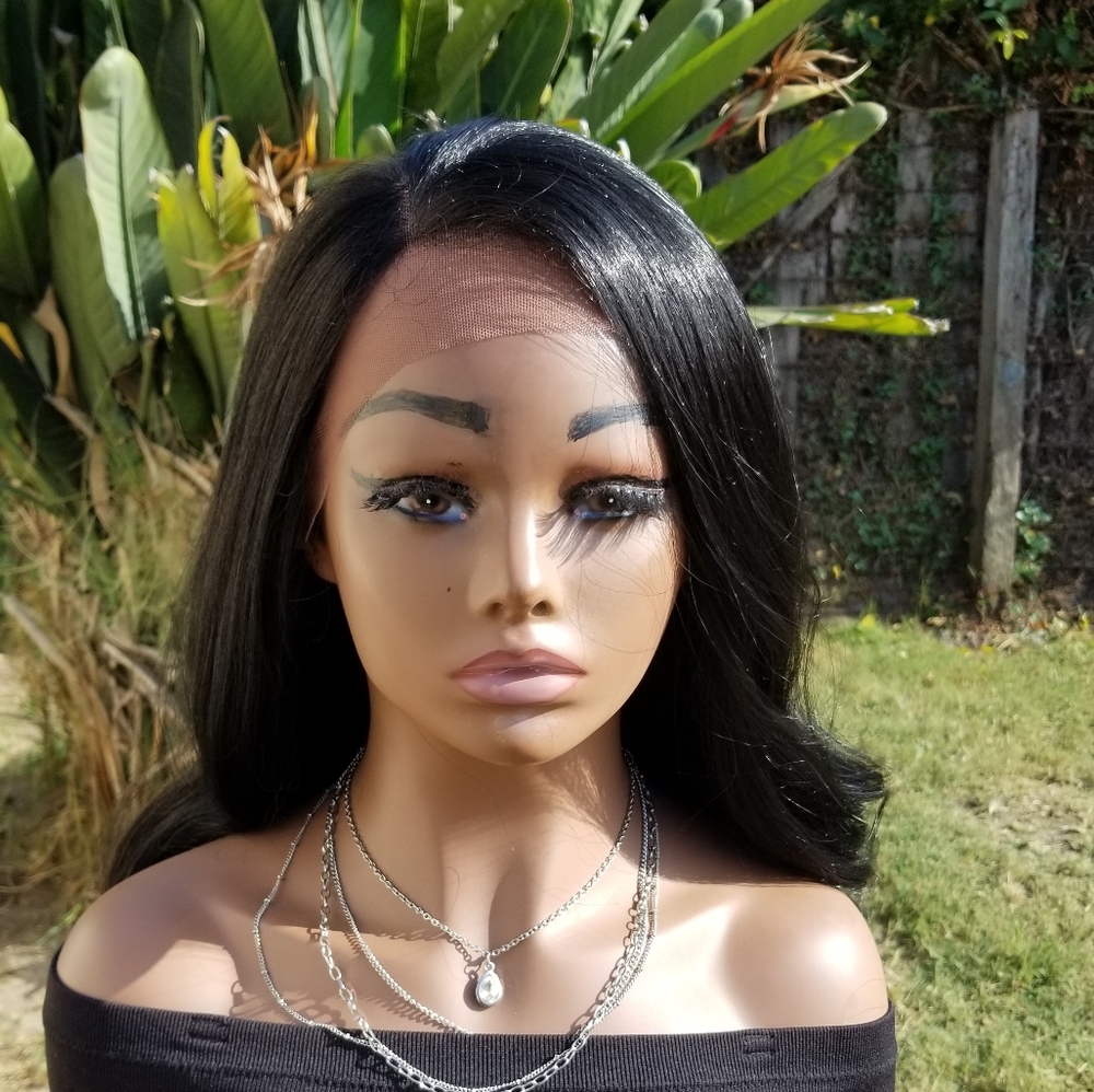 360 Lace Frontal💥 Body Wave Human Hair Blend - Picture 12 of 12